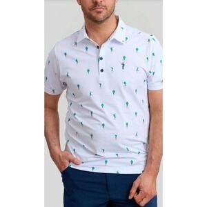 William Murray Free Hugs Cactus Golf Polo Shirt Men XL Performance UPF Southwest